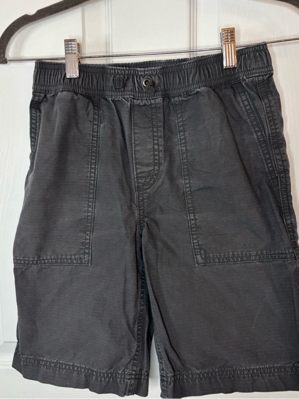 Hanna Andersson Black Kids Cargo Shorts